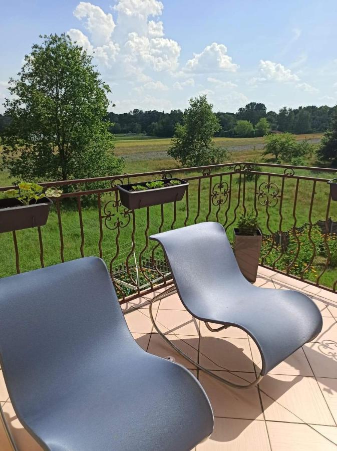 Ferienwohnung Przylesie Uniejów Exterior foto